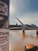 Puente de La Mujer en Puerto Madero Buenos Aires